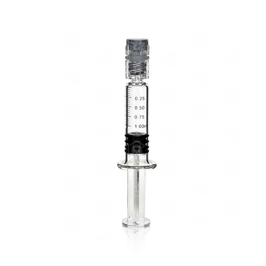 Glass Luer Lock Syringe with Measurements – 1ml - Buzzed Extracts