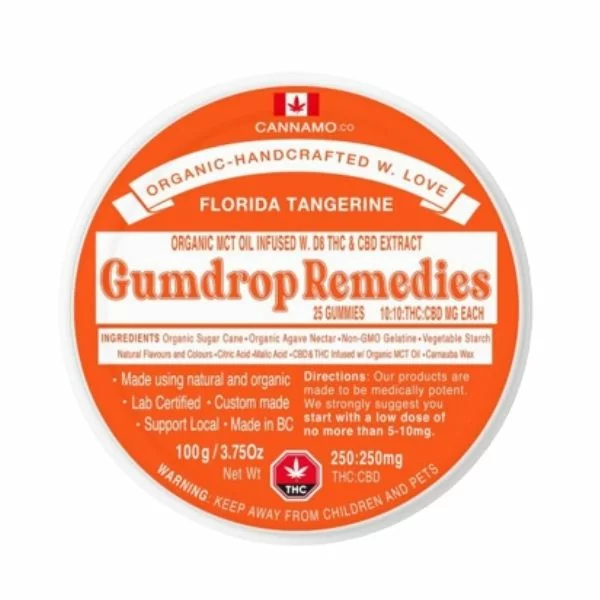 Cannamo Gumdrop Remedies Florida Tangerine