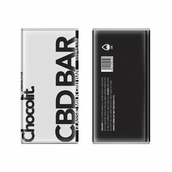 Chocolit Classic Milk CBD Bar 500mg
