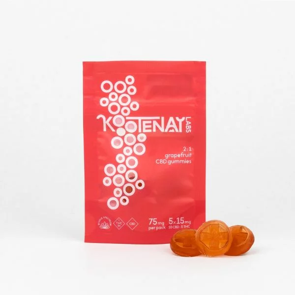 Kootenay Labs Grapefruit 2:1 Pieces 75mg