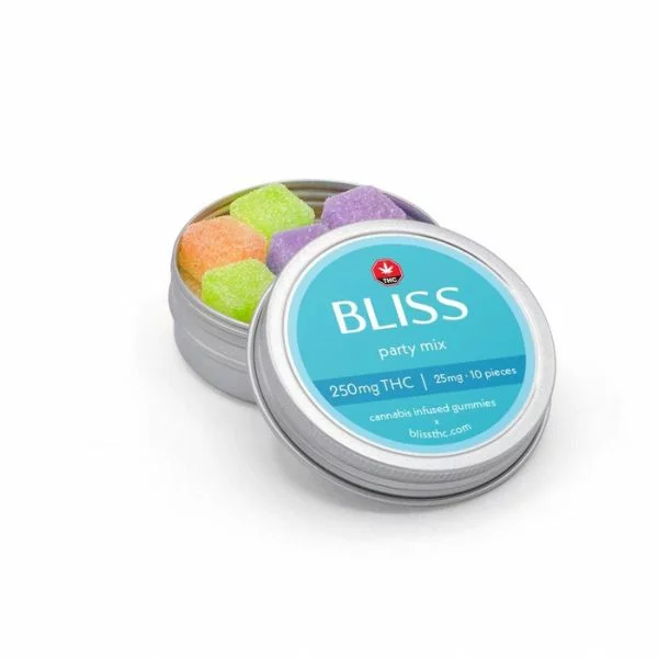 Bliss Party Mix 250mg THC
