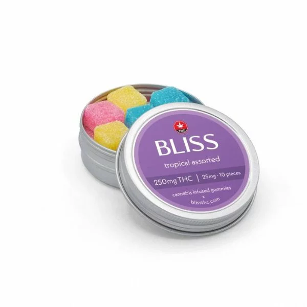 Bliss Tropical Assorted 250mg THC